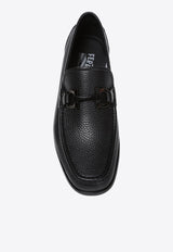 Grandioso Grained Leather Loafers