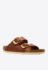 Birkenstock Arizona Big Buckle Slides Cognac 1011073 0-COGNAC