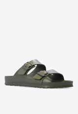 Birkenstock Arizona Essentials Buckled Slides Khaki 1019152 0-KHAKI