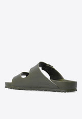 Birkenstock Arizona Essentials Buckled Slides Khaki 1019152 0-KHAKI