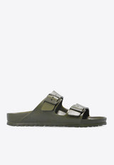 Birkenstock Arizona Essentials Buckled Slides Khaki 1019152 0-KHAKI