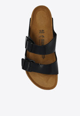 Birkenstock Arizona Double-Strap Slides Black 1005291 0-PATENT BLACK