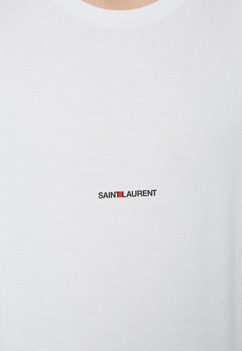 Saint Laurent Rive Gauche Logo T-shirt White 464572 YB2DQ-9000