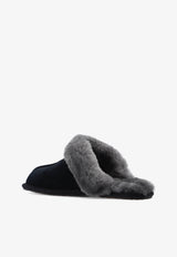 UGG Scuffette II Suede Slippers Black 1106872 0-BCGR