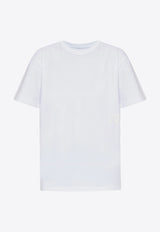 Alexander Wang Puff Logo Crewneck T-shirt White 4CC3221357 0-100