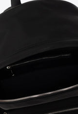 Logo Print Nylon Backpack