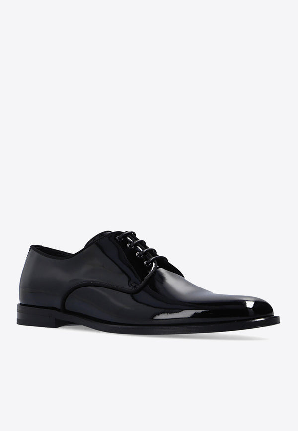 Dolce & Gabbana Patent Leather Derby Shoes A10597 AX651-80999
