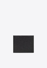 Salvatore Ferragamo Gancini Bi-Fold Leather Wallet Black 66A065 REVIVAL GANC 685986-NERO