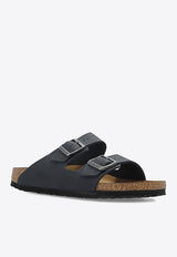 Birkenstock Arizona Leather Slides Black 752483 0-BLACK