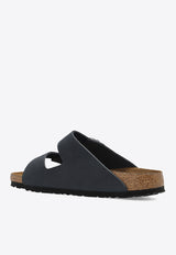 Birkenstock Arizona Leather Slides Black 752483 0-BLACK