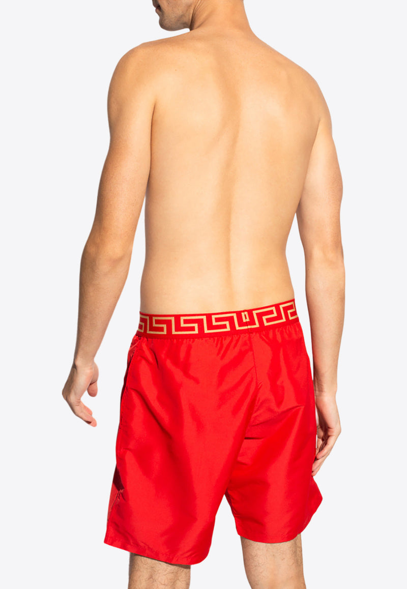 Versace Greca Border Swim Shorts ABU01023 A232415-A9X2