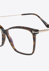 Tom Ford T-Logo Butterfly Optical Glasses FT5687B 0-56052