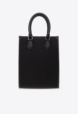 حقيبة يد بشعار مطبوع