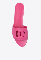 Bianca Logo Leather Slides