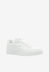Dolce & Gabbana Portofino Leather Low-Top Sneakers White CK1545 AG084-80001