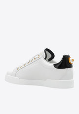 Dolce & Gabbana Portofino Embellished Leather Sneakers
White CK1602 AH506-89662