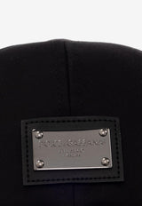 Dolce & Gabbana Logo Plaque Baseball Cap Black GH590A GF421-N0000