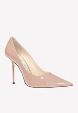 Jimmy Choo Love 100 Patent Leather Pumps Ballet Pink LOVE 100 PWJ-BALLET PINK