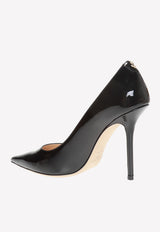 Jimmy Choo Love 100 Patent Leather Pumps Black LOVE 100 PWJ-BLACK