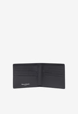 Four-Stitch Leather Bi-Fold Wallet