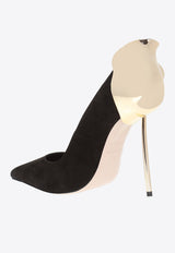 Le Silla Petalo 100 Embellished Pumps Black 3110M100G3 PPVEL-212
