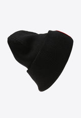 Logo Patch Wool Beanie