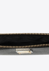 Dauphine Logo-Plaque Leather Wallet