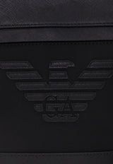 Emporio Armani Sustainable Logoed Messenger Bag Black Y4M185 Y216J-81073