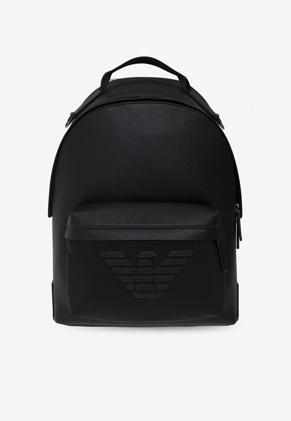 Emporio Armani Sustainable Logo Backpack  Black Y4O362 Y216J-81073