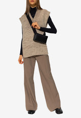 Maison Margiela Botanical Dye Knit Oversized Vest Beige SI0TH0001 S17802-119M
