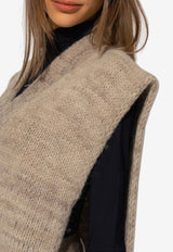Maison Margiela Botanical Dye Knit Oversized Vest Beige SI0TH0001 S17802-119M