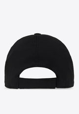 Dolce & Gabbana Kids Girls Logo Plaque Baseball Cap Black LB4H80 G7HY5-N0000