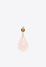 Chloé Darcey Pearl Drop Earrings Pink CHC22WFE10 PQT-9P0