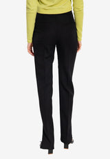 Jacquemus Tibau Tailored Slim-Leg Pants Black 620461