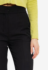 Jacquemus Tibau Tailored Slim-Leg Pants Black 620461