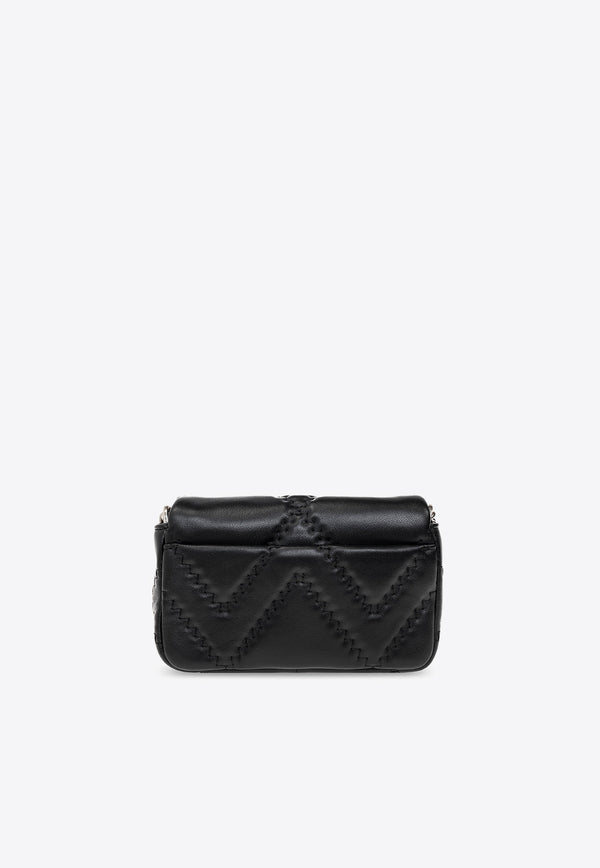 Marc Jacobs The Mini Quilted J Marc Crossbody Bag Black 2S3HSH016H03 0-001