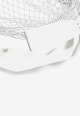 Maison Michel Annie Head Acc Hat White