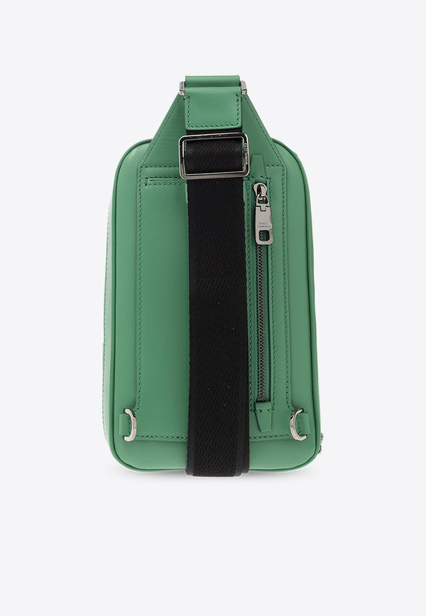 Dolce & Gabbana Logo Embossed Leather Belt Bag BM2264 AG218-80535