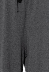 Jil Sander Wide-Leg Cashmere Drawstring Pants Grey J40KA0017 J13204-030
