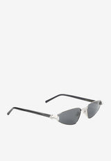 Geometric Logo Sunglasses
