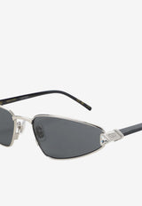 Geometric Logo Sunglasses