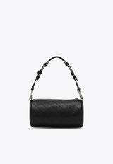 Gucci Mini Blondie Cylindrical Leather Shoulder Bag Black 760170AACPY/N_GUC-1000