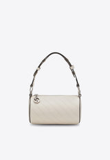 Bags Mini Blondie Cylindrical Leather Shoulder Bag Ivory 760170AACPY/O_GUC-9022