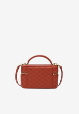 Saint Laurent Gaby Quilted Leather Vanity Bag Orange 7667311EL07/R_YSL-7993