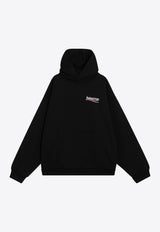 Balenciaga Political Campaign Hooded Sweatshirt Black 767877UTKVI9/R_BALEN-1070
