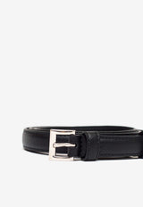 Prada Slim Leather Belt Black 1CC156053F000B