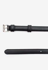 Prada Slim Leather Belt Black 1CC156053F000B
