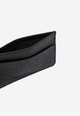 Maison Margiela Grained Leather Cardholder with Signature-Stitches Black SA1VX0005P4455_T8013