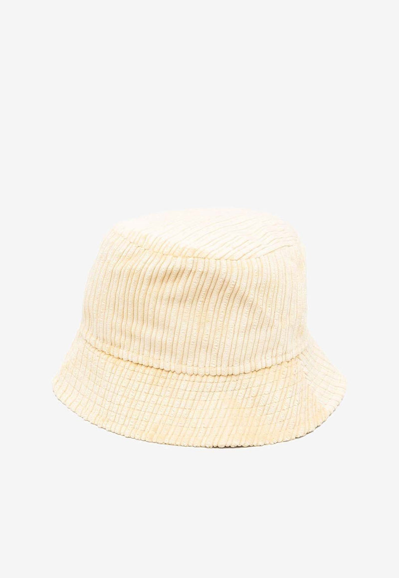 Isabel Marant Striped Bucket Hat CU002622A022A10LY Yellow