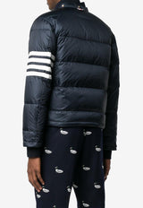 Thom Browne 4-bar Stripes Matte Nylon Puffer Jacket Navy MJD061X05411_415